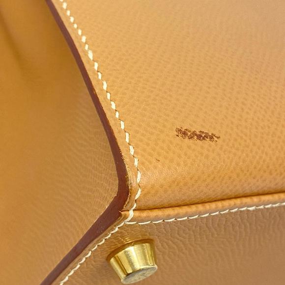 Hermes handbag Kelly 28 E stamp Cushvel natural ladies - Picture 6 of 15